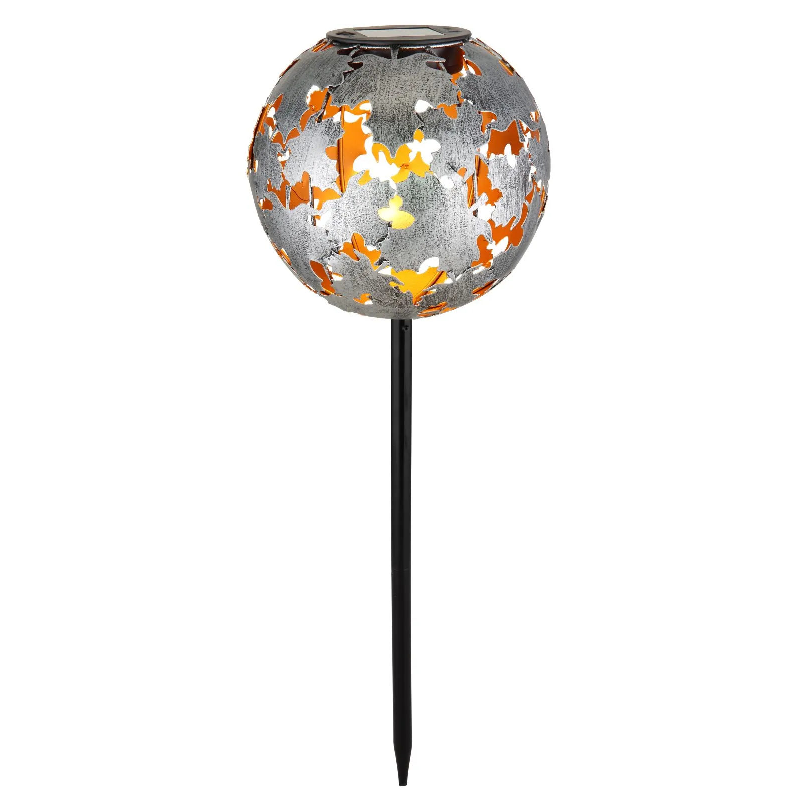 Solarleuchte Garten Außen Solarlampe Kugel Erdspieß Außenlampe Solar 36748S