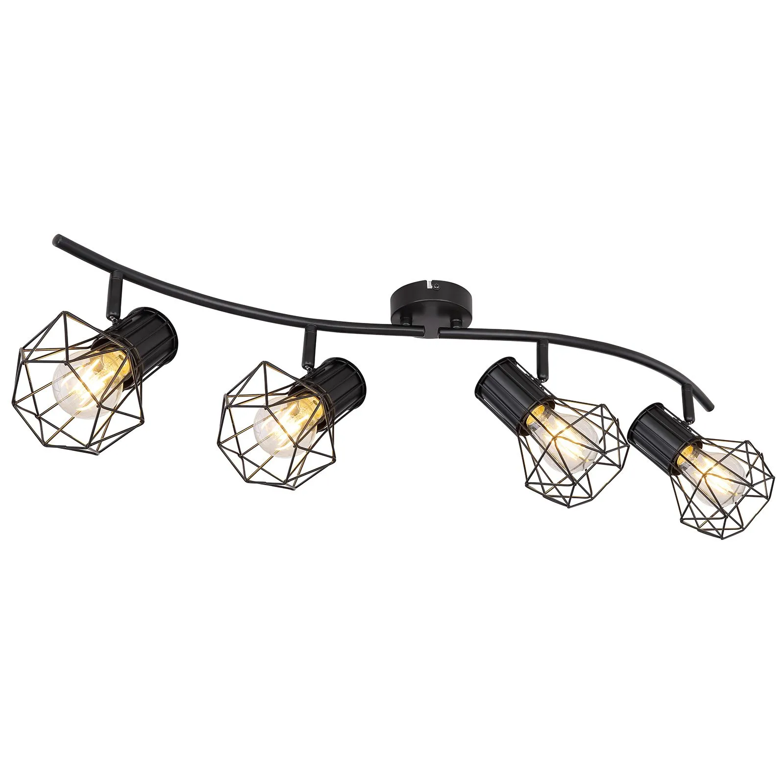 Deckenleuchte Wohnzimmer Deckenlampe Schlafzimmer Deckenstrahler 54017-4