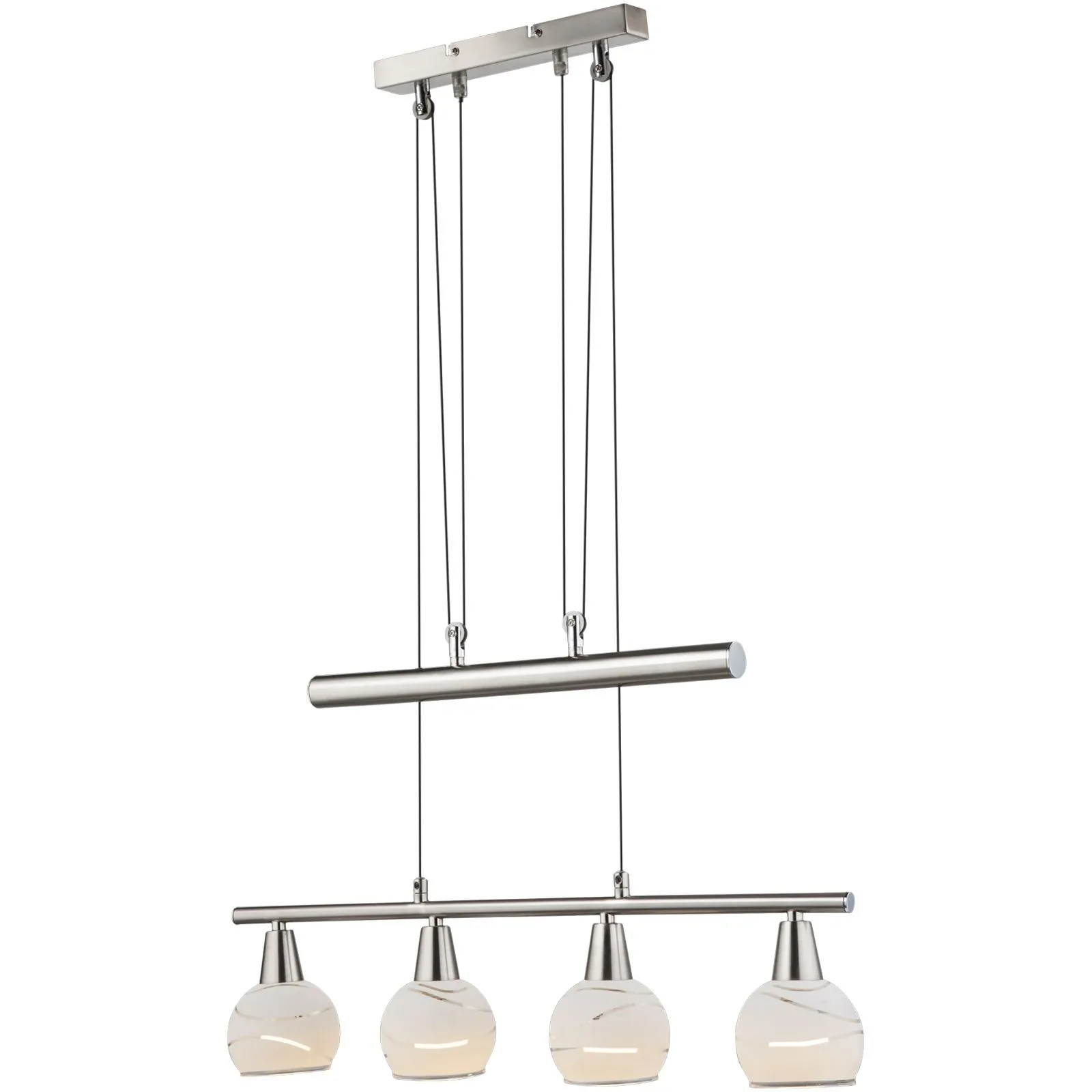 Hängeleuchte Esszimmer Pendelleuchte Wohnzimmer Hängelampe Glas 54341-4Z