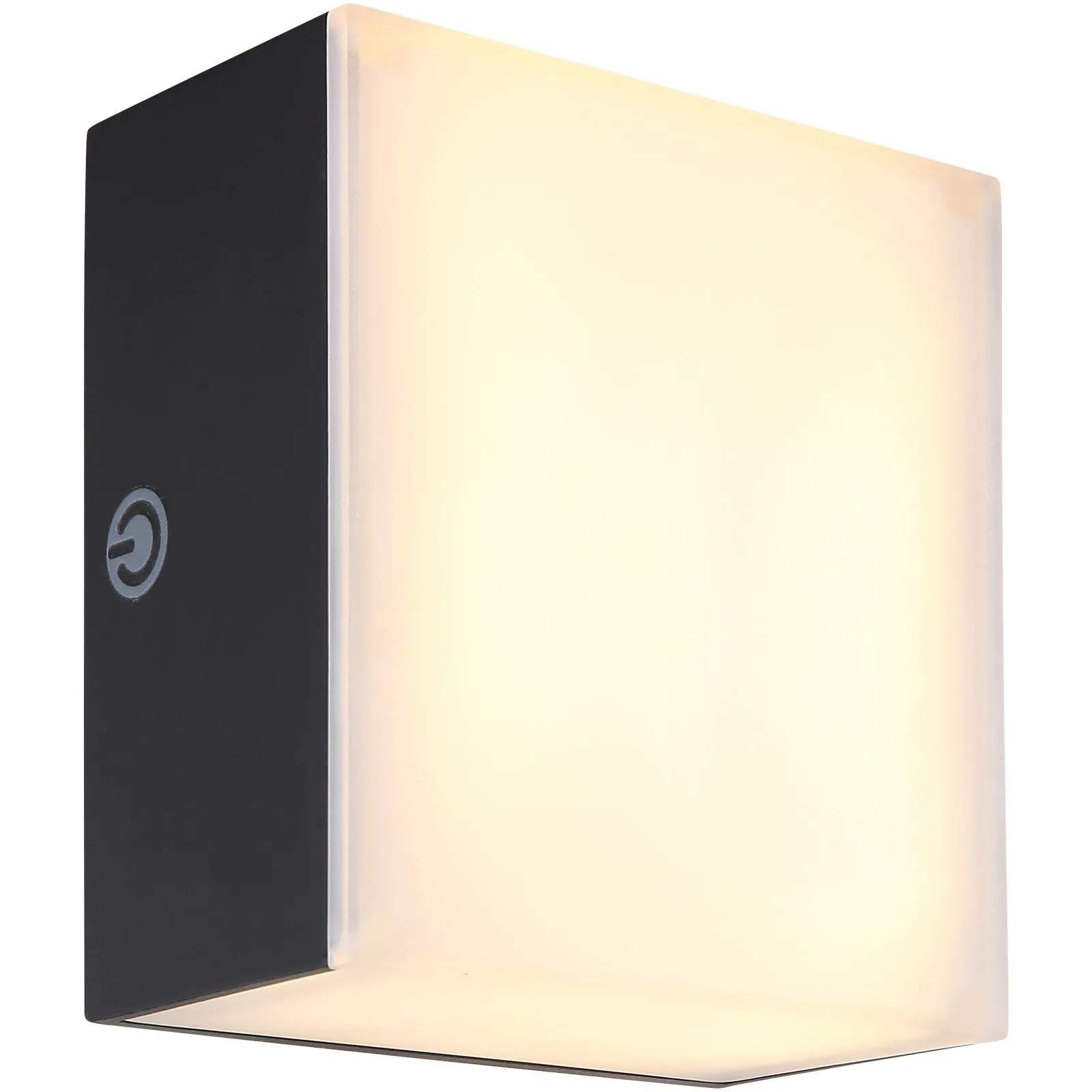 Wandleuchte ohne Stromanschluss Wandlampe Innen kabellos mit Akku Schwarz 58012S