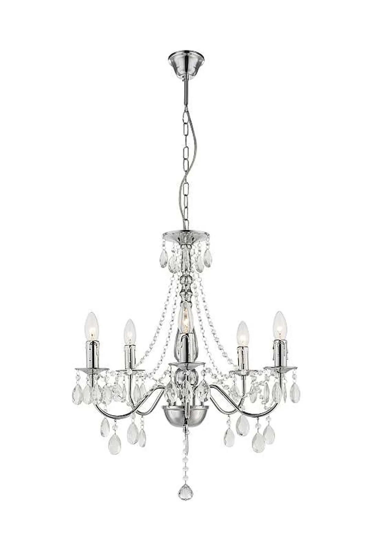 Hängeleuchte Esszimmer Pendelleuchte Hängelampe Kronleuchter klar 63129-5