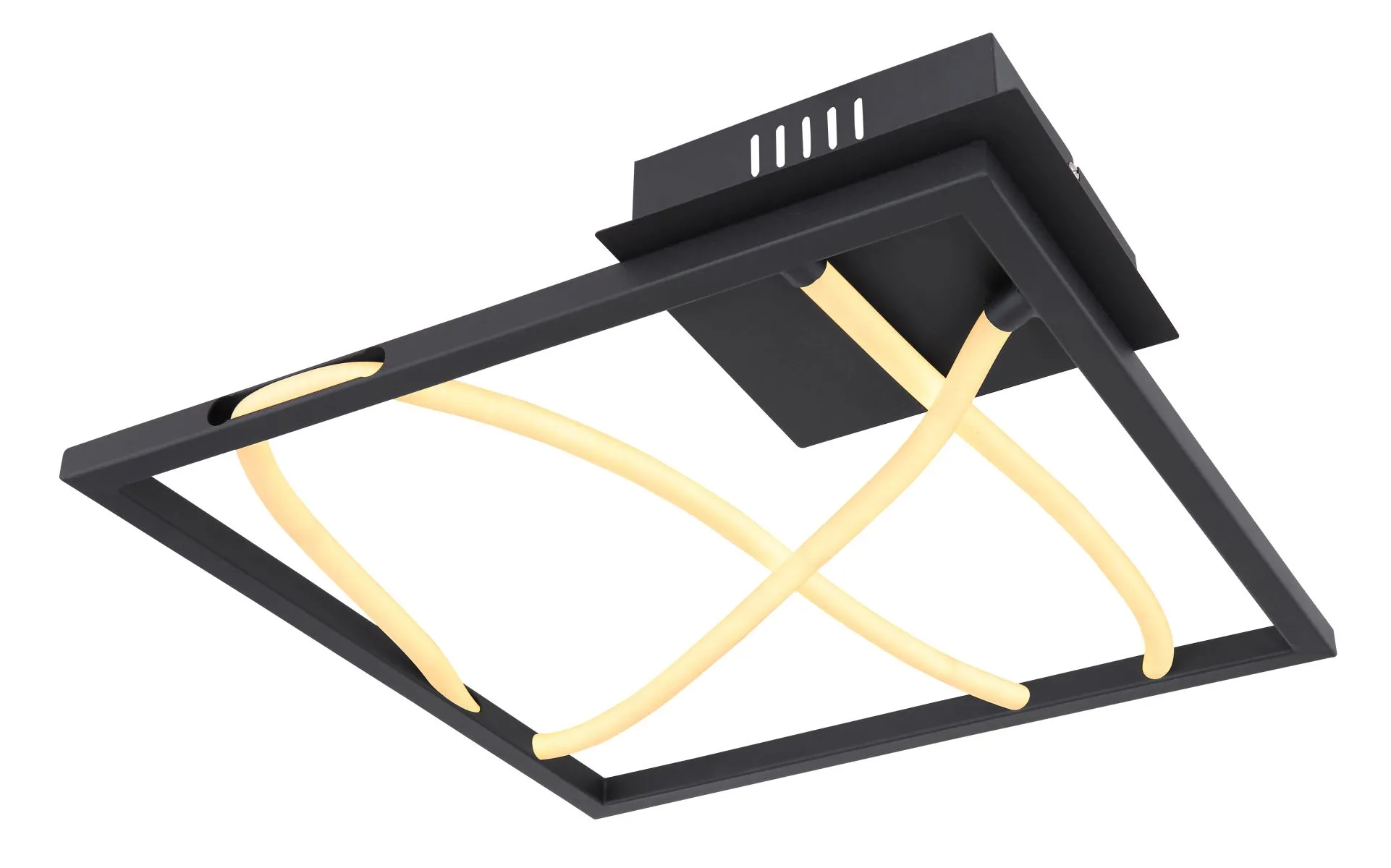 Deckenleuchte Wohnzimmer LED Deckenlampe Schlafzimmer schwarz 65003-20