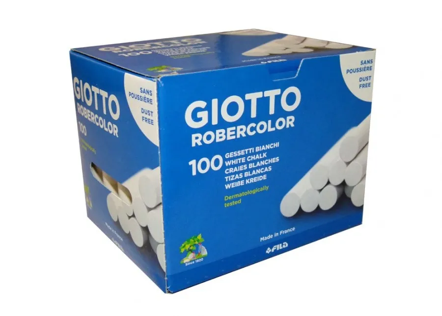 Giotto Robercolor Tafelkreide, weiß, 100er