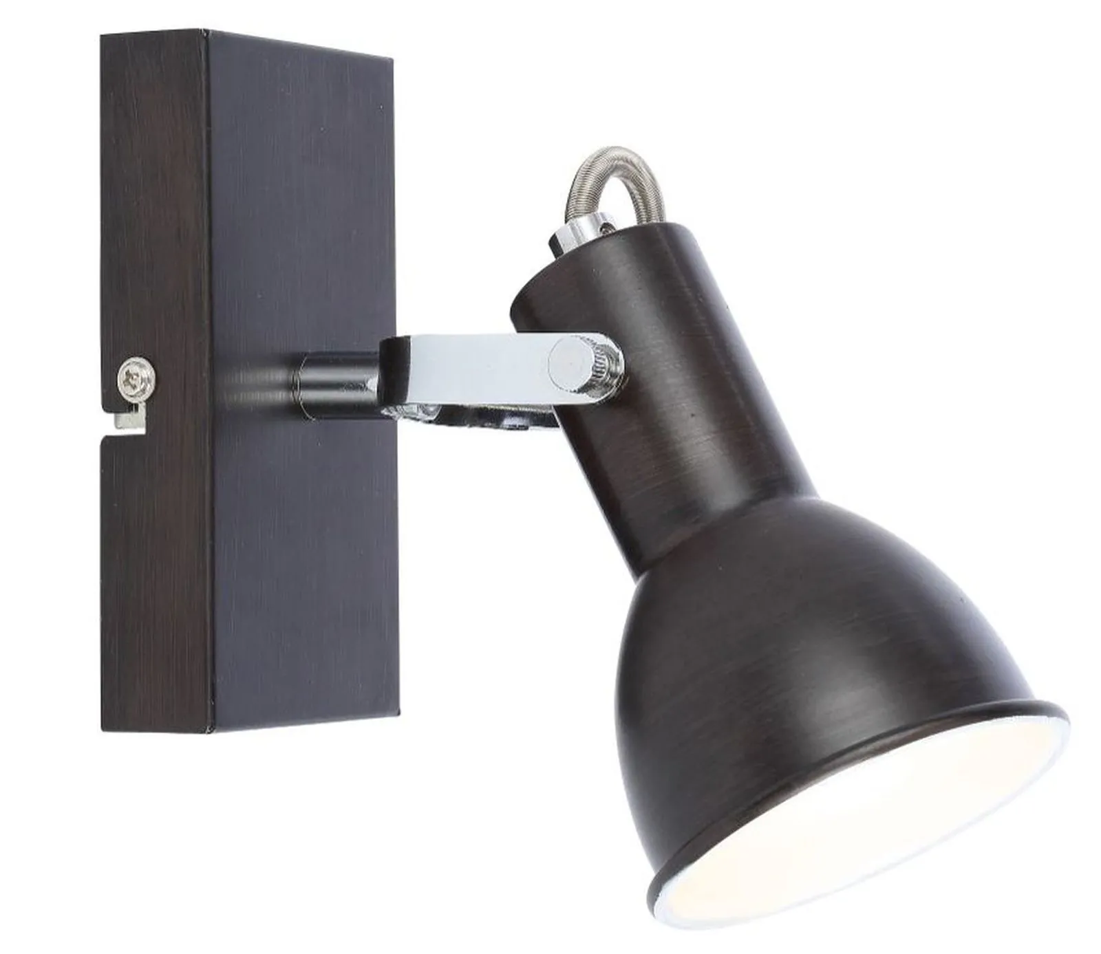 Wandleuchte Innen Wandlampe Schlafzimmer Leselampe Wand braun 54643-1