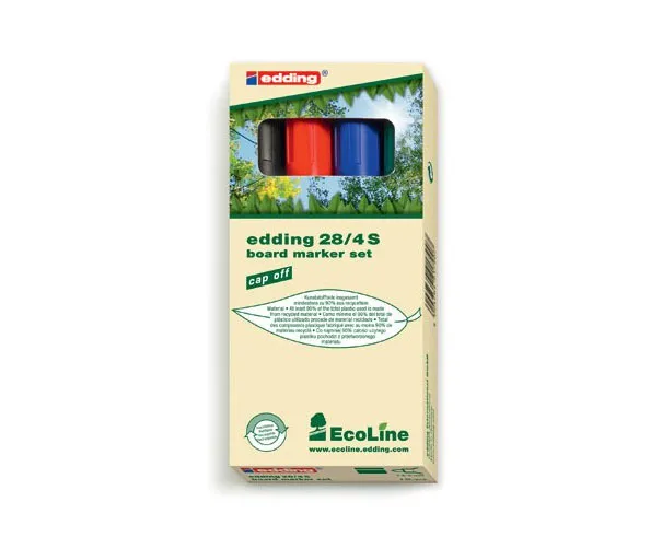 Edding Boardmarker EcoLine 28, 4er-Set