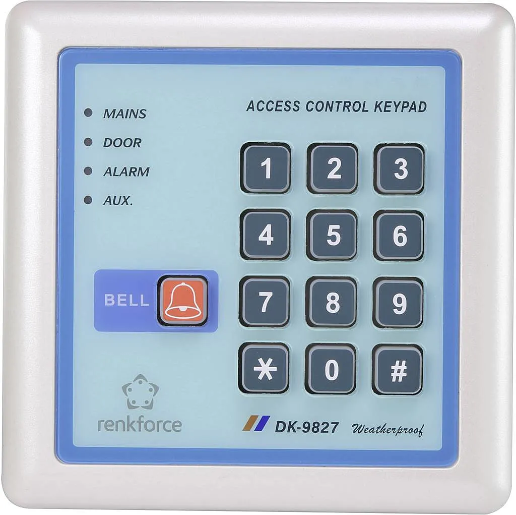 Renkforce 1582598 Digitales Codeschloss Oberflächenmontage Set 12 V Ip65  B-Ware