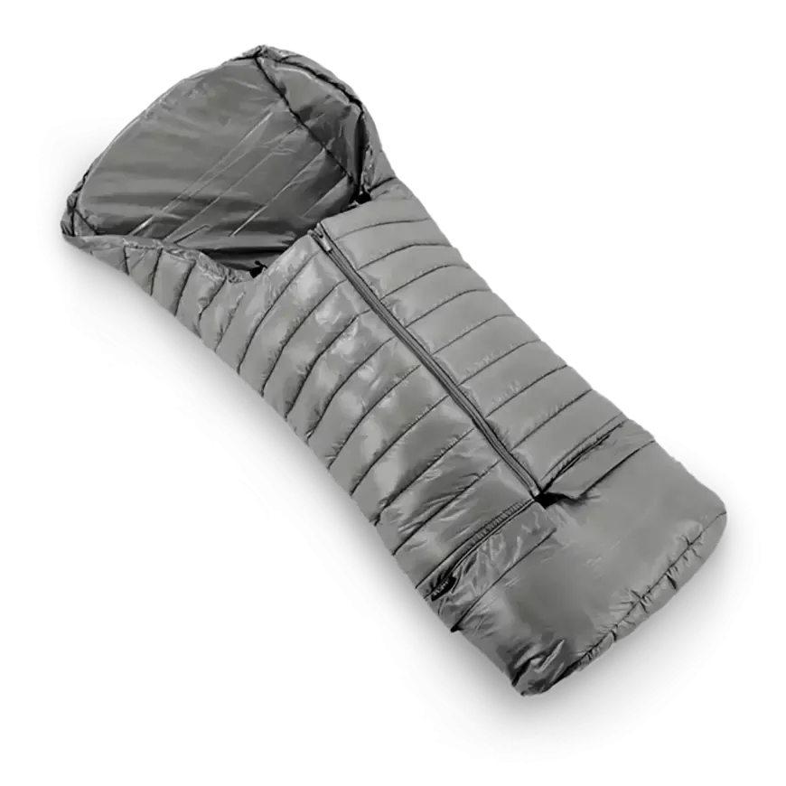 Leclercbaby Fußsack Spring Grau Kinderwagen-Zubehör Fußsack Decke Buggy-Zubehör