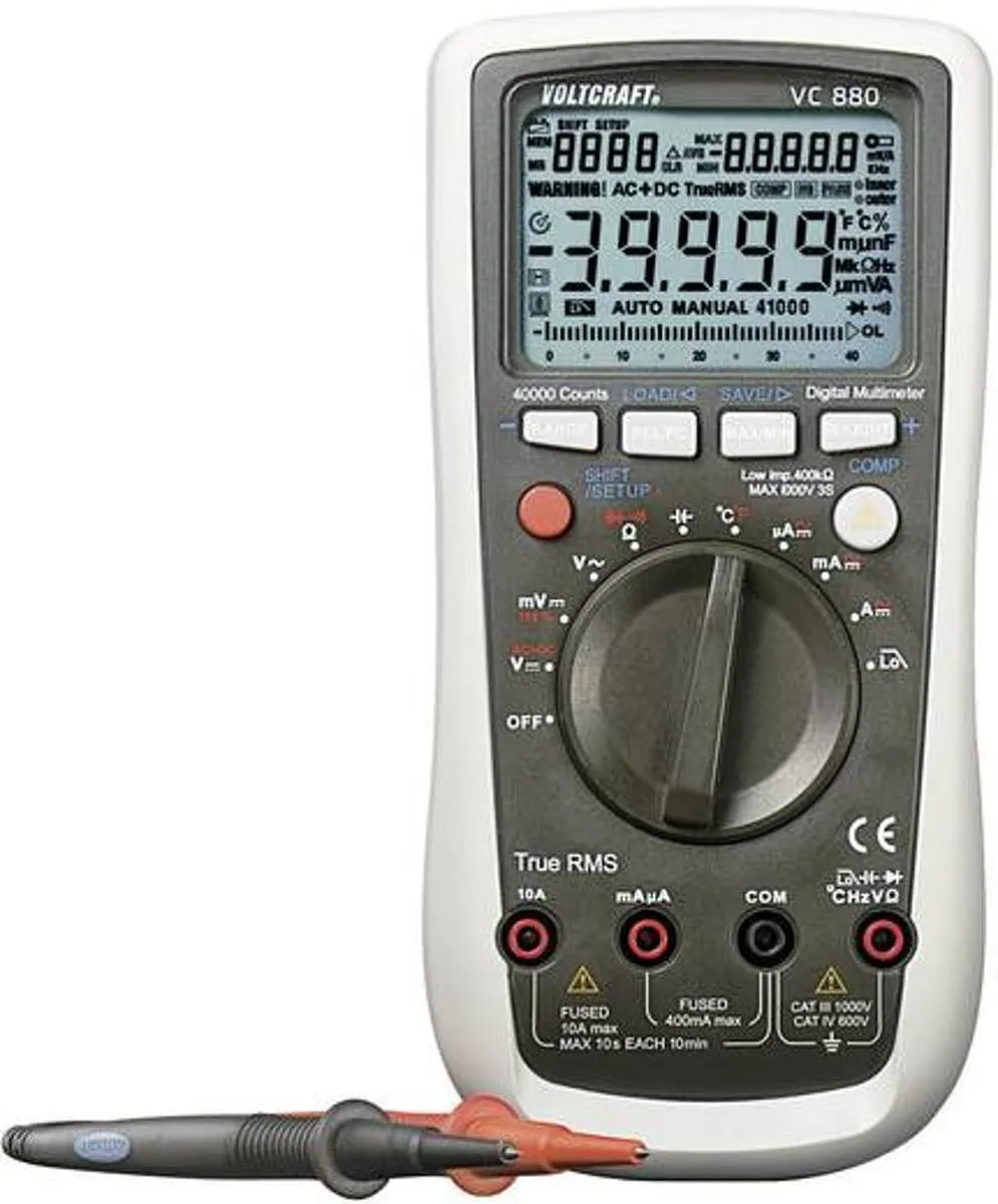 Voltcraft - Hand-Multimeter digital VC880 - Kalibriert nach: Werksstandard Hand
