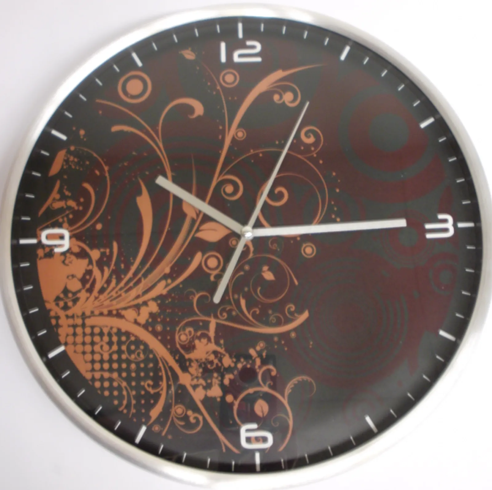 DESIGNER WANDUHR - UHR - aus ALUMINIUM - ALU Modell: FANTASY #2