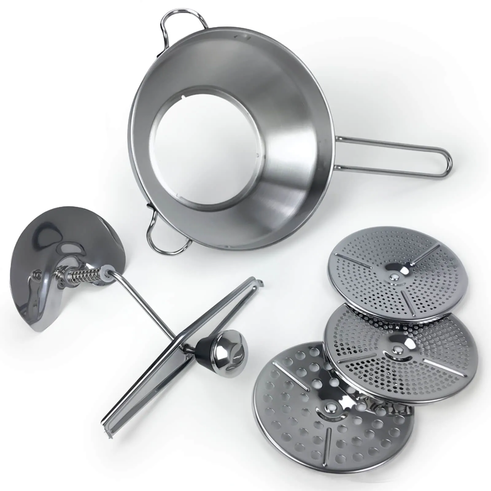 EDELSTAHL Passiermühle Passiersieb Zerkleinerer