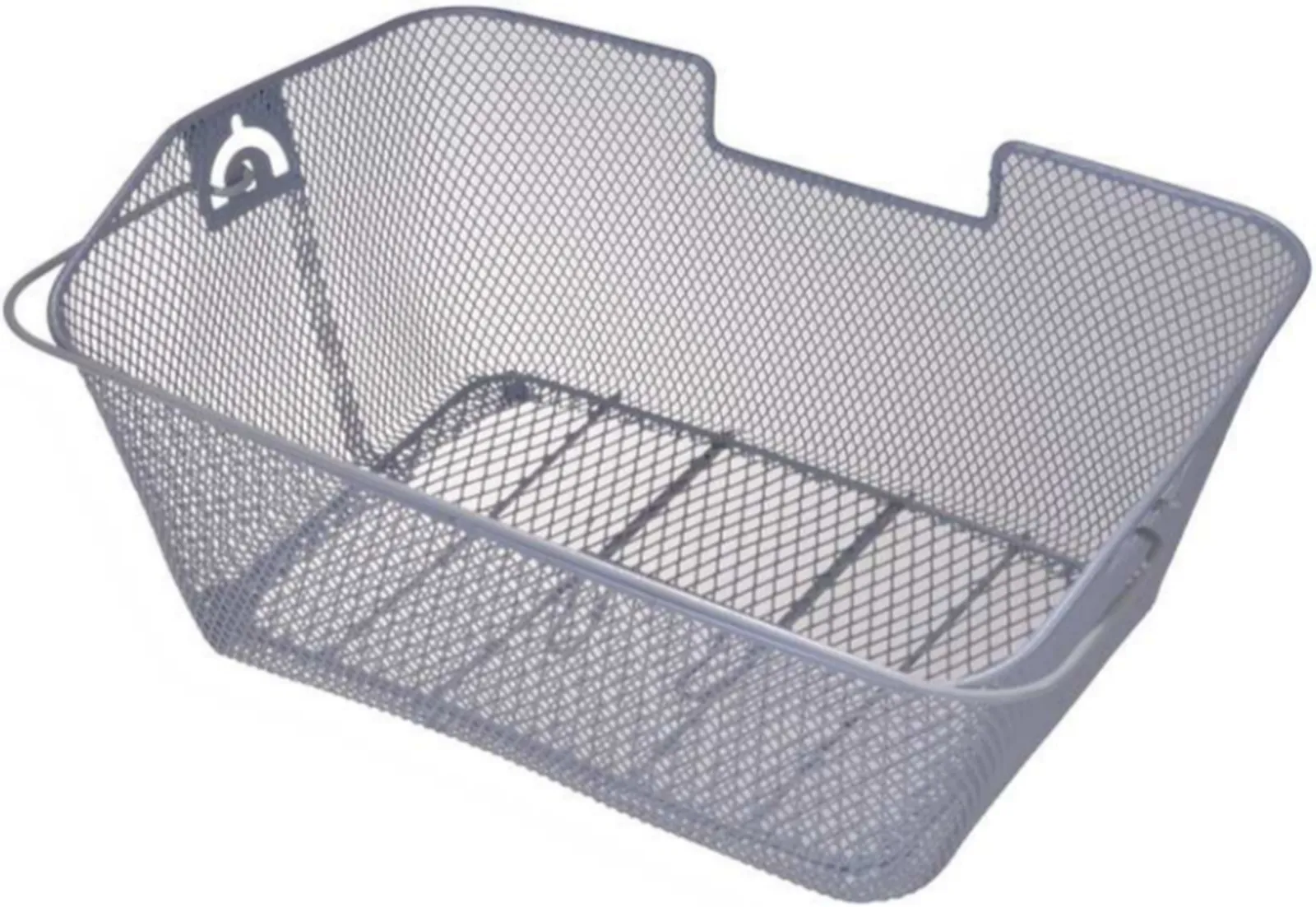 Fahrradkorb Metall Gepäckträger Silber