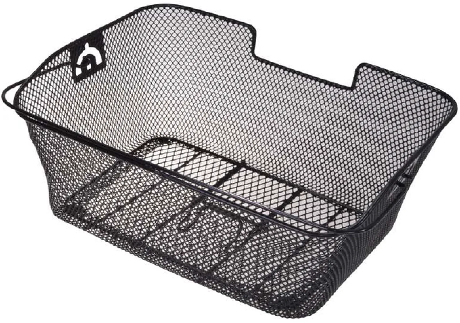 Fahrradkorb Gepäckträger hinten schwarz