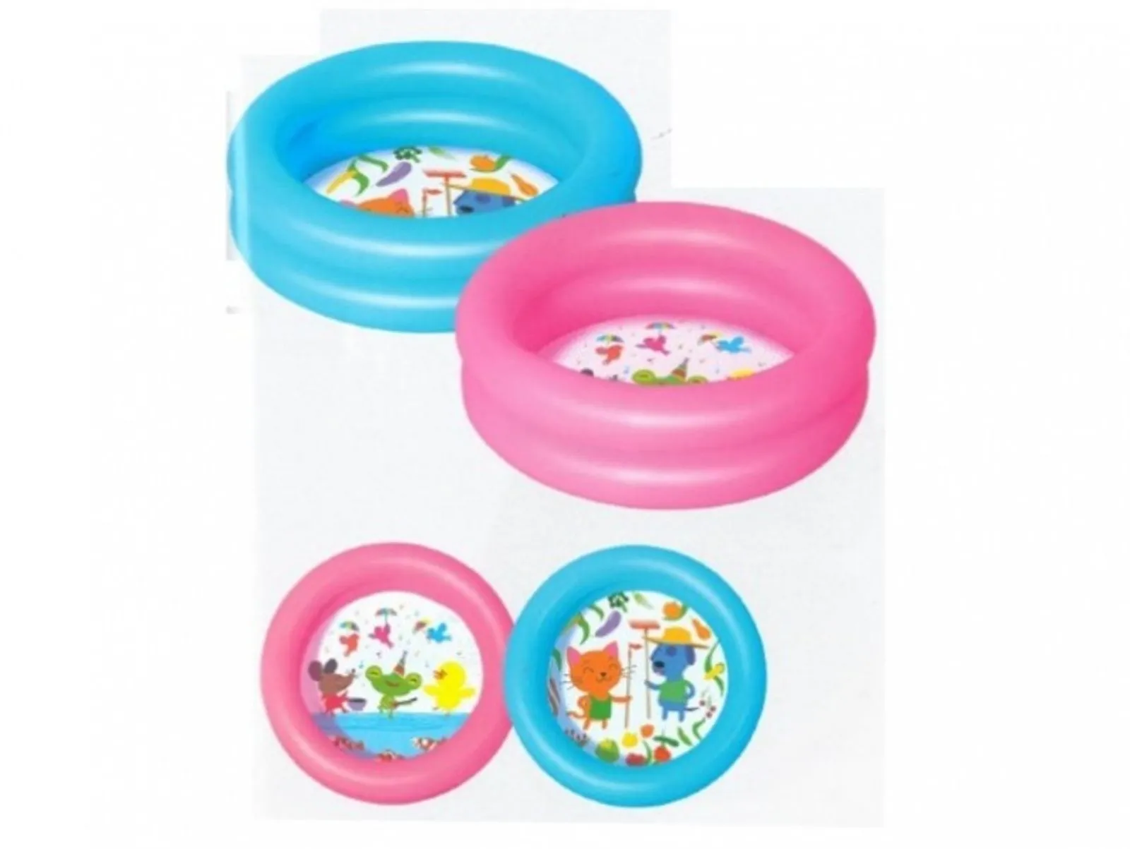 Bestway Kiddie Pool aufblasbar 2 Ringe