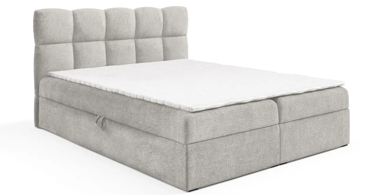 Boxspringbett Negros 160x200 Doppelbett Bettgestell Lattenrost