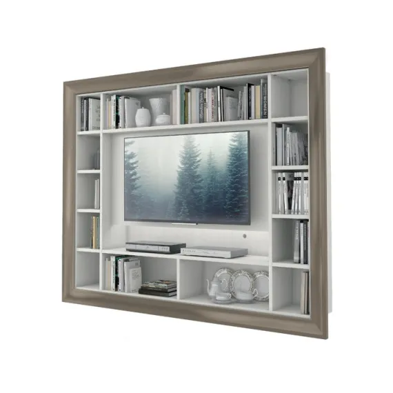 Klassischer schwebender TV-Ständer mit Rahmen von Colombini Casa L233