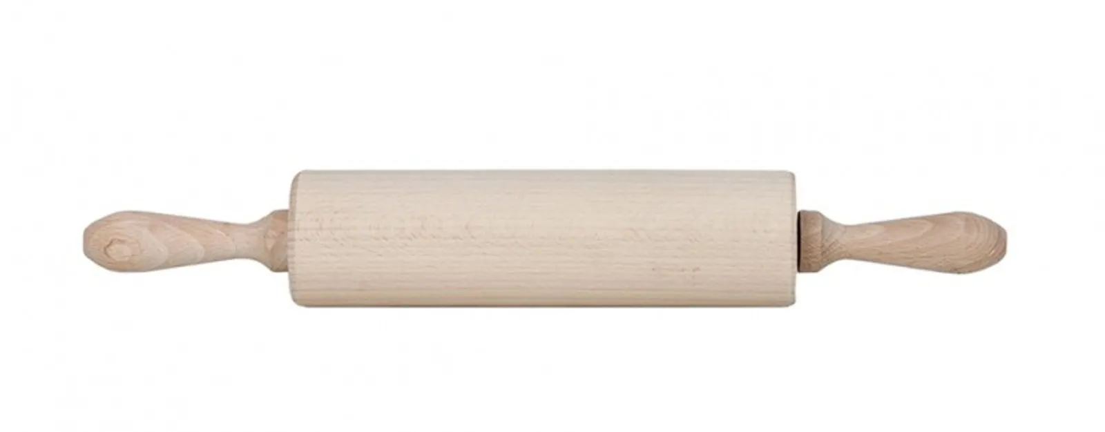 Profi-Teigroller Nudelholz Holz Walze Holzwalze 40cm Griff 9cm