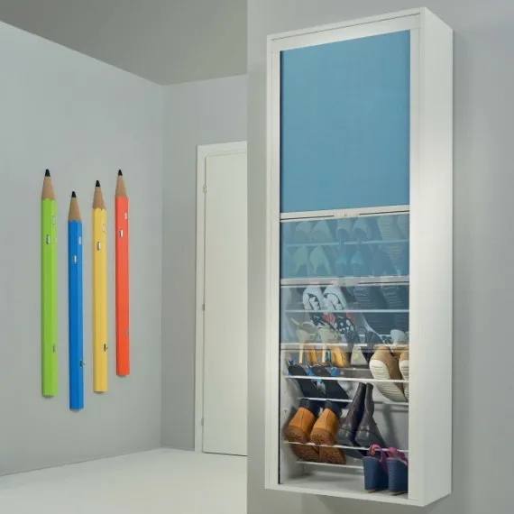 Schuhschrank mit Glasfaserabdeckung Maconi Roll