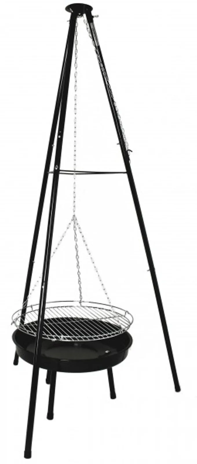 Schwenkgrill Holzgrill Dreibein BBQ