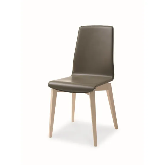 Holz- und Lederstuhl Friulsedie Gran Manon