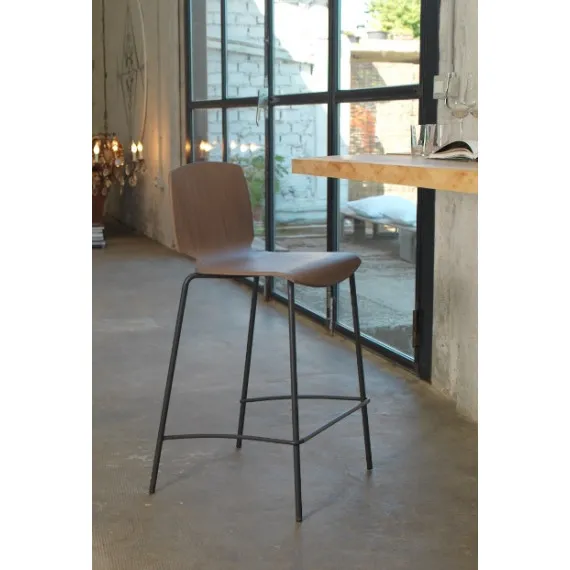 Scott Hocker aus Metall und Holz, niedrig von Friulsedie