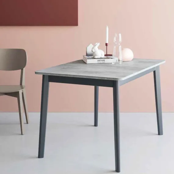 Quadratischer Esstisch mit zentraler Klappverlängerung Connubia