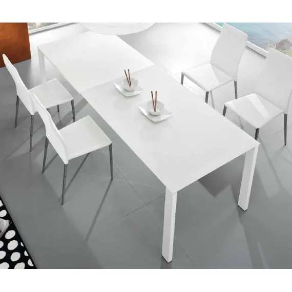 Rechteckiger ausziehbarer Glastisch Friulsedie Zenith