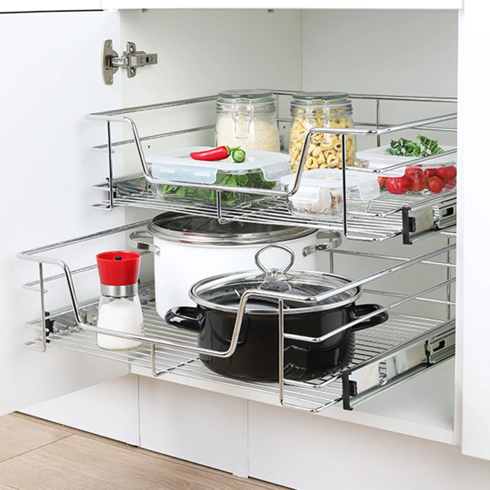 Teleskop Schublade Teleskopschublade Küchenschublade für 60cm zum Nachrüsten