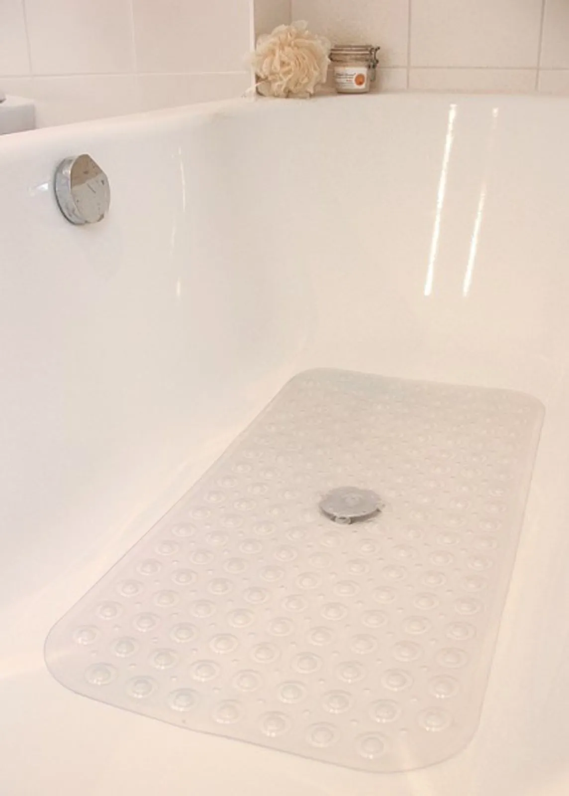 Transparente Badewanneneinlage 79x37cm