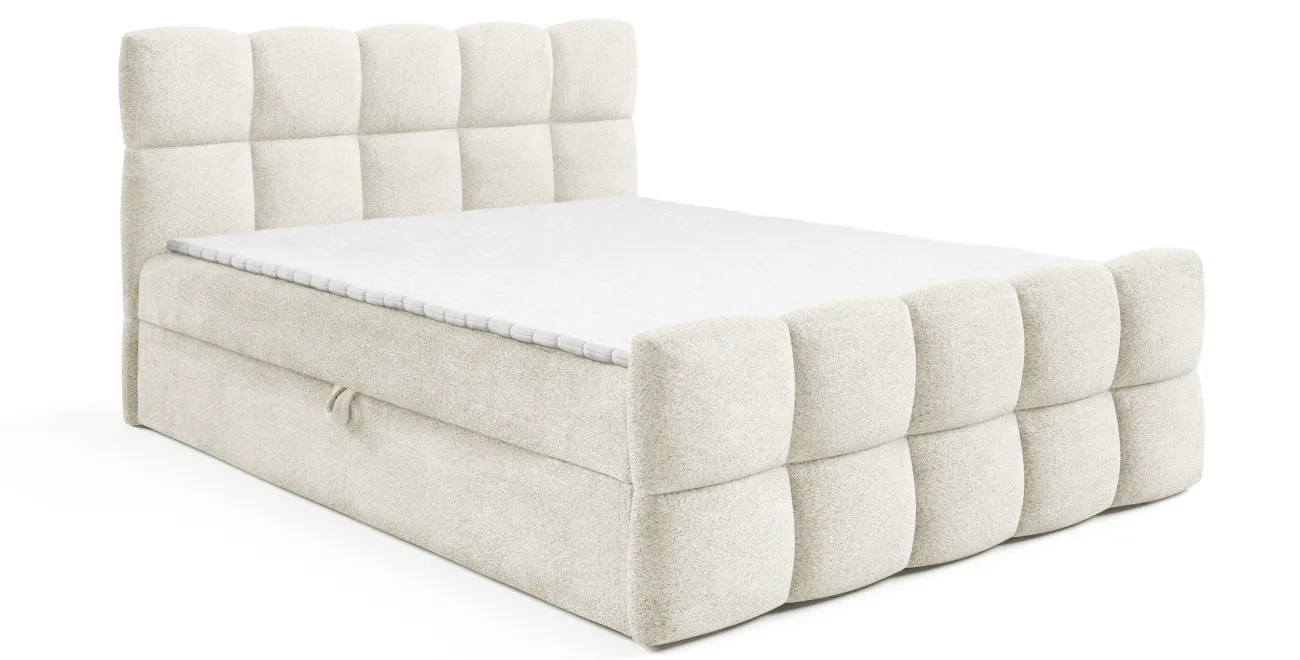 Boxspringbett Valentino 180x200 Doppelbett Bettgestell Lattenrost