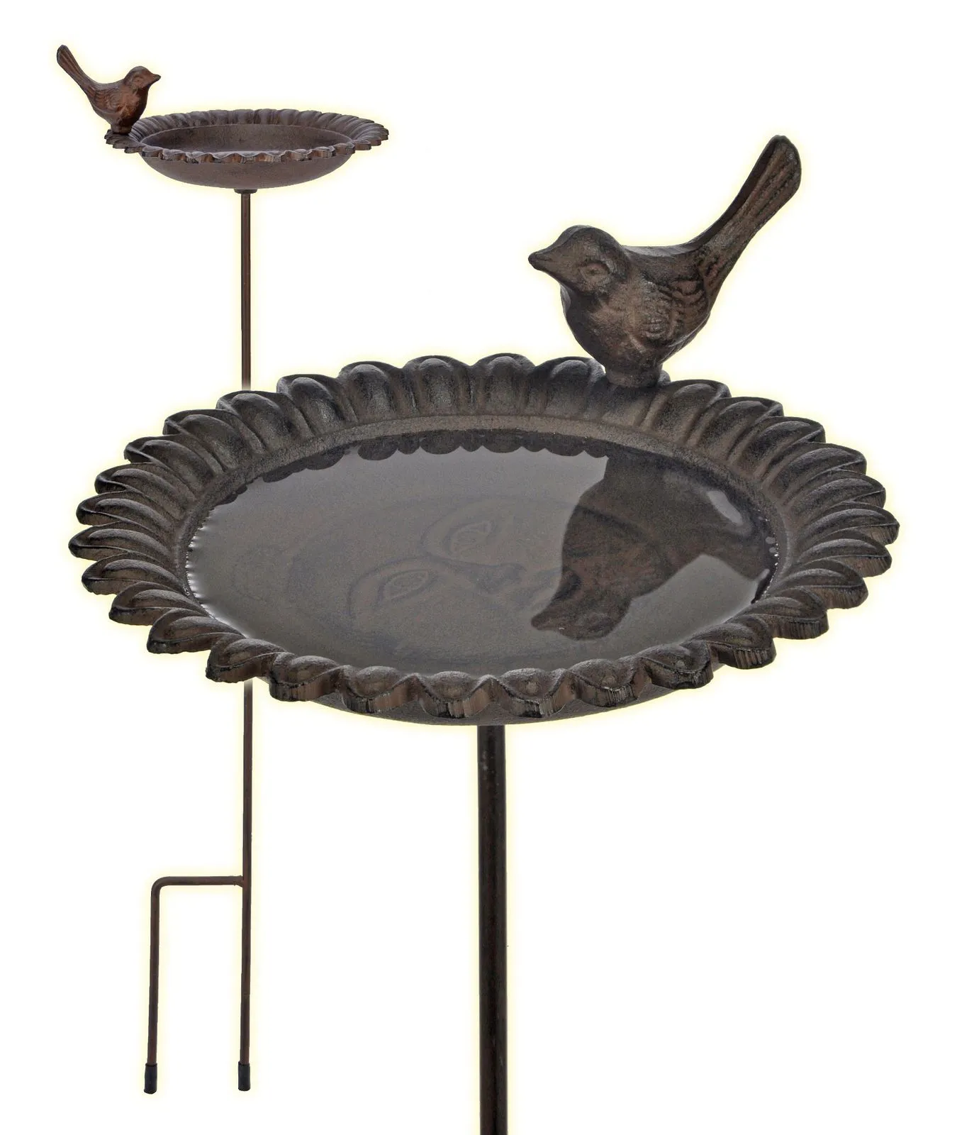 Vogeltränke Vogel Gartendeko Vogelbecken Vogelbad Guss Gusseisen
