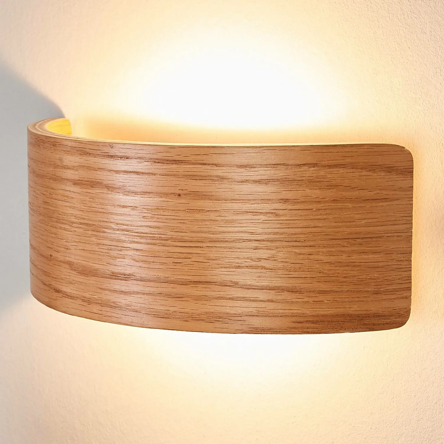 Led Wandleuchte Rafailia Wandleuchte Wandleuchter Lampe Leuchte 23cm Holz368 B-Ware