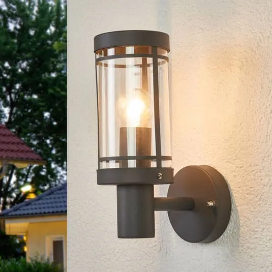 Lindby Außen Wandleuchte Außenwandleuchte Lampe Leuchte Djori In Dunkelgrau897 B-Ware