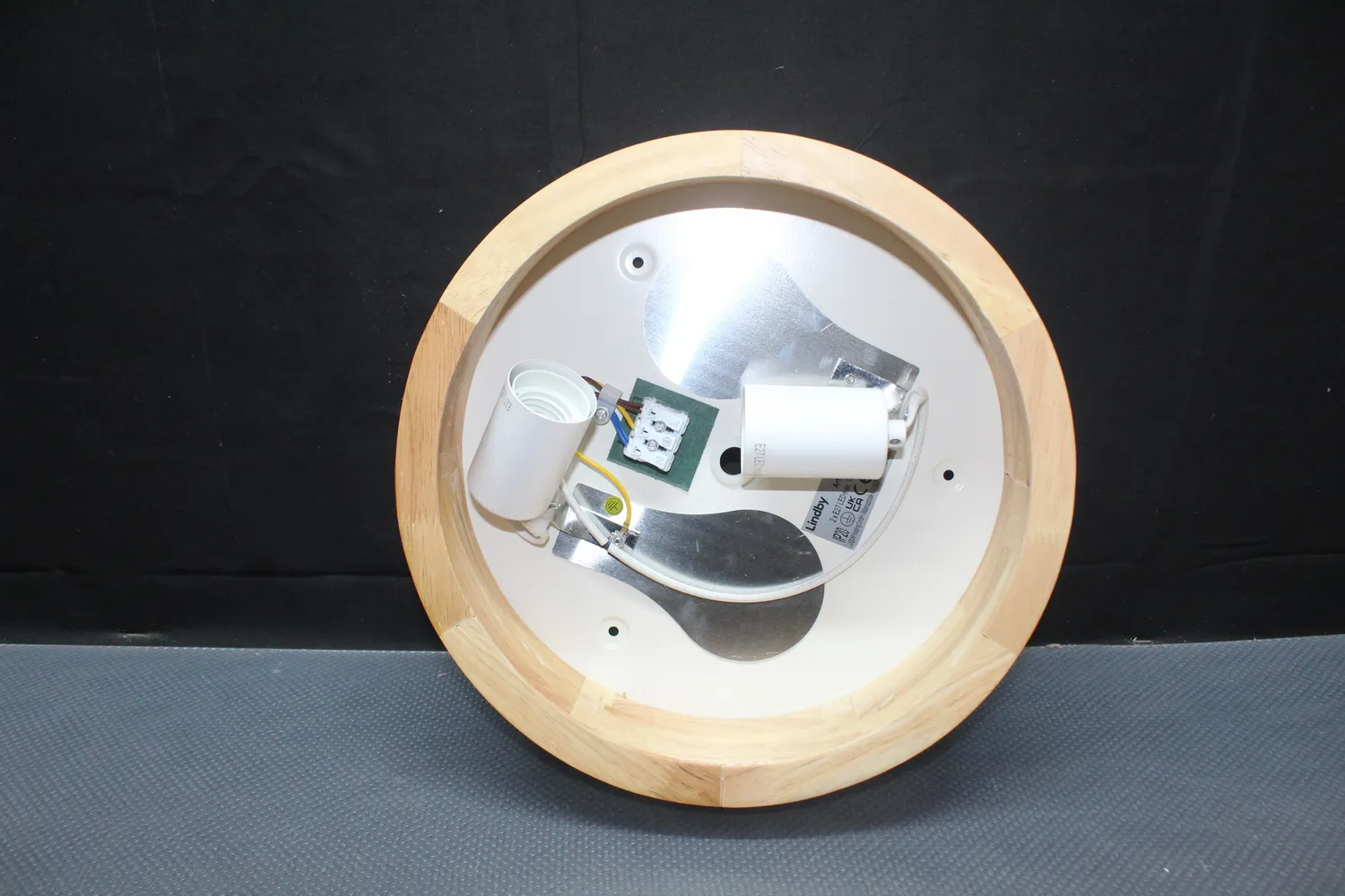 Lindby Tanju Deckenlampe Deckenlampe Deckenlicht Leuchte Eichenholz Ø30cm