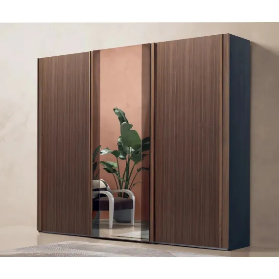 Schiebetürenschrank 3-türig Kollektion Zenit Rugiada Le Fablier