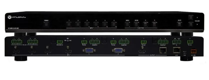 Atlona AT-UHD-CLSO-601 (PoE) Multiformat Switcher / Scaler