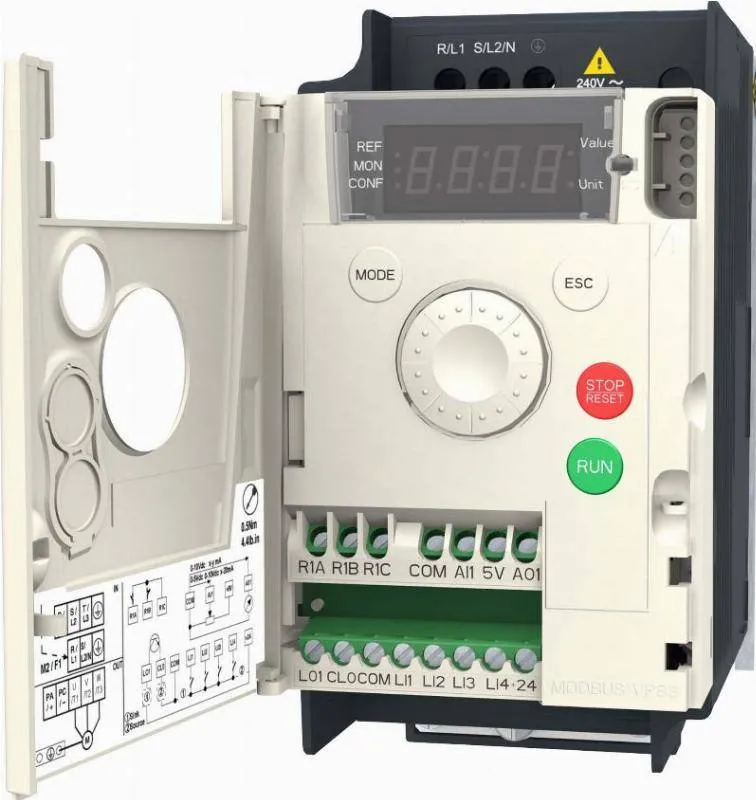Schneider Electric ATV12HU22M3 Frequenzumrichter Umrichter Kühlkörper