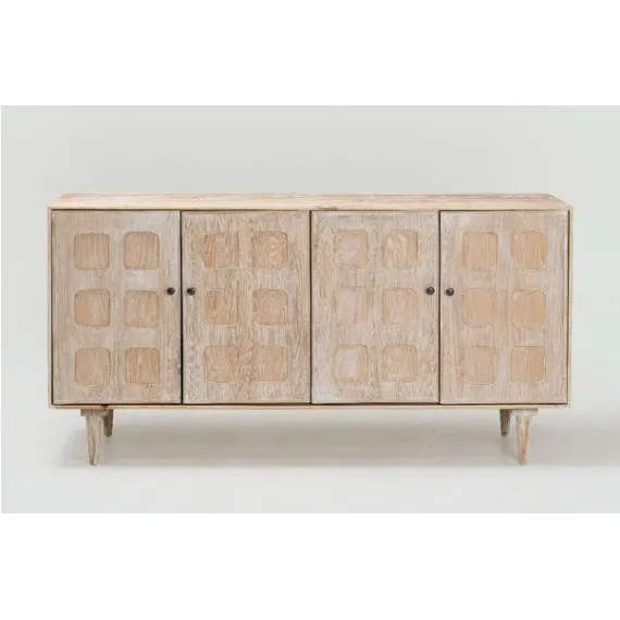 Basis Atlanta 4 Türen mit Holzfüßen Rosa Splendiani