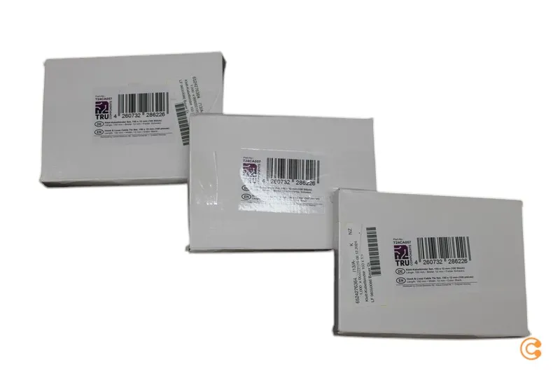 TRU COMPONENTS T24CA057 Klettkabelbinder zum Bündeln Haft 3 STÜCK