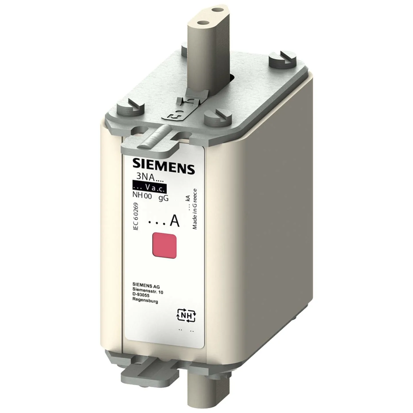 Siemens 3 Na78307 Sicherungseinsatz Sicherungsgröße = 0 100 A 500 V B-Ware