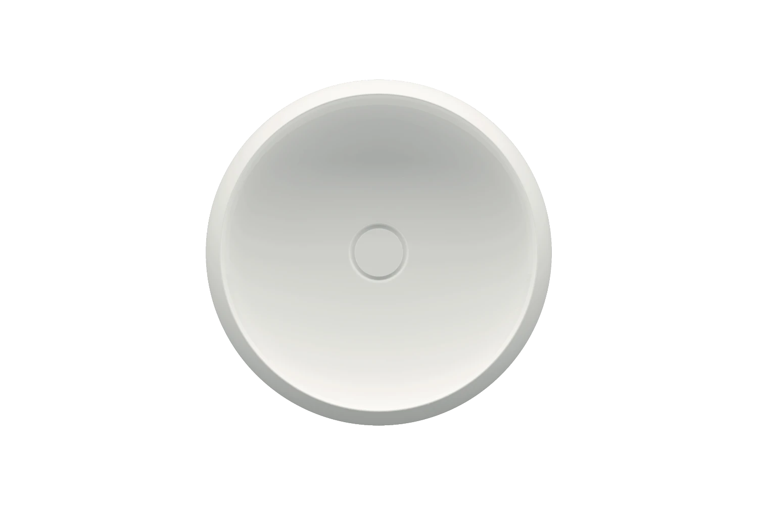 Aufsatzwaschtisch „BetteCraft“, ohne Überlauf, ohne Hahnlochbohrung ⌀ 45 × 12 cm in Weiß