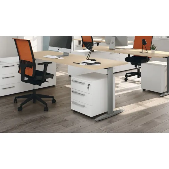 Bürocontainer mit 3 Schubladen und Rollen