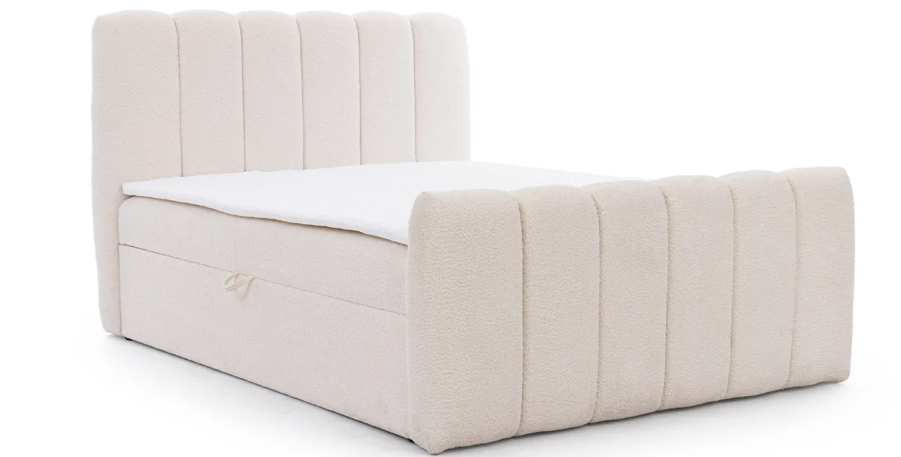 Boxspringbett Chloe 160x200 Doppelbett Bettgestell Lattenrost