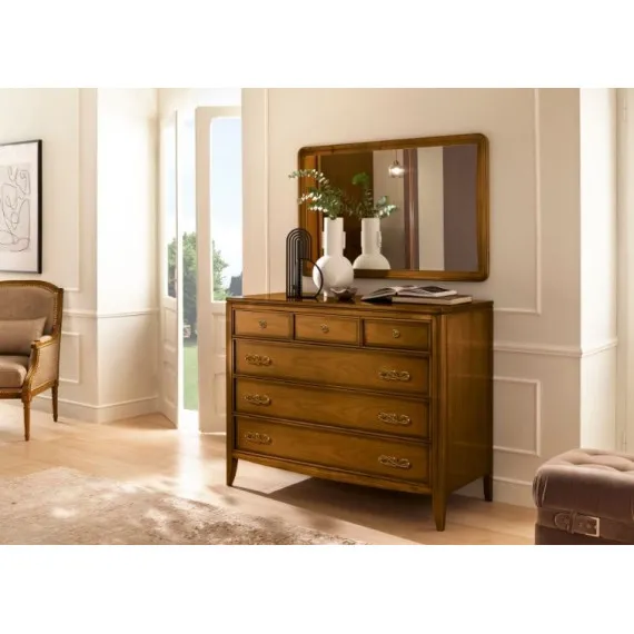 Klassische Kommode mit 6 Schubladen Romeo Le Fablier