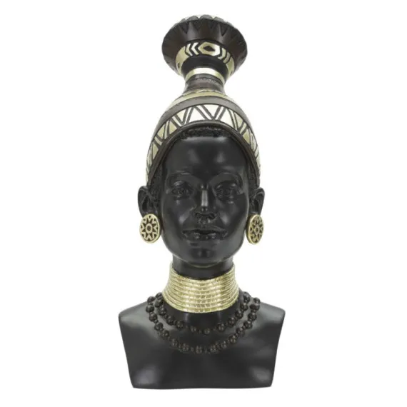 Gegenstände und Dekorationen FRAU MASAI STAMM CM 23X19X38,5 Mauro Ferretti