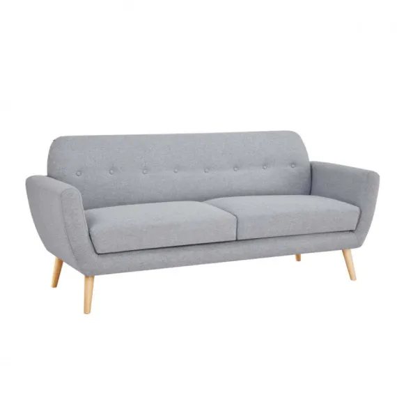 Festes 3-Sitzer-Sofa aus Stoff BURTON