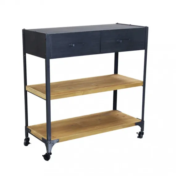 Beistelltisch mit Rollen und Schubladen BUDDY