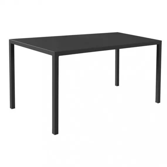 Selbstnivellierender Gartentisch 80 x 120 x 76 anthrazit - Magazzini Cosma