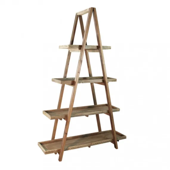 Bücherregal Callie MO806838 – 4 Regalböden aus recyceltem Kiefernholz