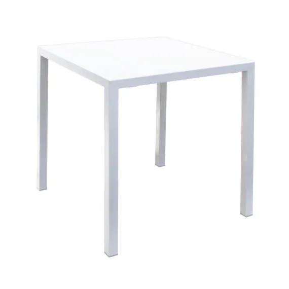 Selbstnivellierender Außentisch 1892 70x70 Weiß - Magazzini Cosma