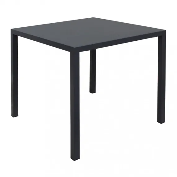Selbstnivellierender Gartentisch 70x70 Anthrazit - Magazzini Cosma